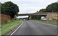 SU1985 : Wanborough Road crosses the A419 by Julian P Guffogg