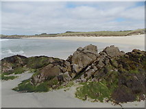HP5205 : Cullivoe: rocks at Sands of Breckon by Chris Downer