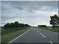 A15 northbound passes RAF Waddington