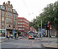 Southbound tram at Royal Centre