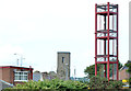 J4973 : Fire Brigade training tower, Newtownards by Albert Bridge