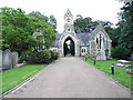 The entrance to South Ealing Cemetery