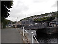 Y Felinheli: lifting bridge at the dock