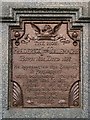 SK9135 : Tollemache Memorial (plaque) by David Dixon