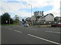 Road junction at Chapelhall in North Lanarkshire