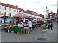 SK9135 : Grantham, Street Market on Westgate by David Dixon