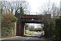 Railway Bridge, Lower Weybourne Lane