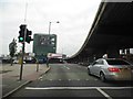 The A4 and M4 motorway flyover, Brentford