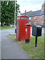 SK6013 : K6 telephone kiosk and postbox, Cossington by Alan Murray-Rust