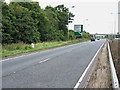 The Barton Parish milepost in its setting