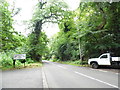 Coopers Lane Road at the entrance to the Oshwal Centre