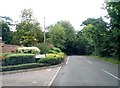 Coopers Lane Road at the junction of Woodgate Avenue