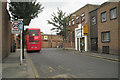 TQ3276 : Bus stands, Orpheus Street, Camberwell Green by Robin Stott