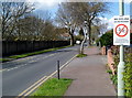 No cycling on the pavement in Tuffley Avenue Gloucester