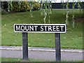 Mount Street sign