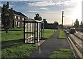 Bus stop at Pelton Fell