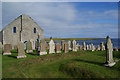 HY5100 : St Nicholas Kirk and graveyard by Bill Boaden