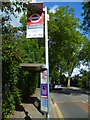 Northfield Avenue looking north towards Sherwood Close