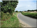 Bend in rural lane