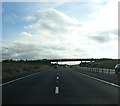 TL1454 : A421 Great Barford Bypass  & the Woodend Lane Bridge by Geographer