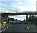 TL1152 : A421 Bedford Southern Bypass at the Meadow Lane Bridge by Geographer
