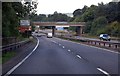 SO5518 : A40 approaching junction with A4137 by Julian P Guffogg