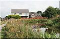 At the bend in the canal