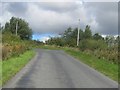 Norburn Lane turning left with Acornclose Lane off to the right