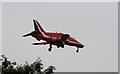 SK9578 : Red Arrow landing at RAF Scampton by J.Hannan-Briggs