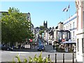 View looking West up Fore Street, Totnes