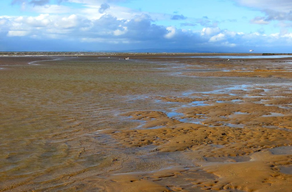 Rossall Beach at low tide © Steve Daniels :: Geograph Britain and Ireland