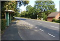 Bus shelter along Welford Road