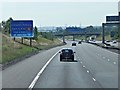 SP1695 : M6 Toll Road, Southbound by David Dixon