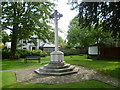 Long Ditton War Memorial in its garden