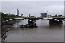 TQ2877 : Barges moored at Grosvenor Bridge by Ian Taylor