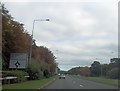 Approaching South Saxon roundabout from Childs Way