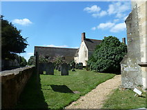 ST7818 : St Gregory, Marnhull: churchyard (A) by Basher Eyre