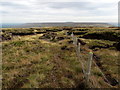 SE0277 : Boundary Fence on Little Whernside Summit by Chris Heaton