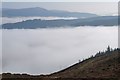 NT2737 : Cloud in the valley from Craig Head by Jim Barton