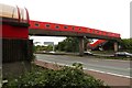 SJ7760 : Footbridge over the M6 by Steve Daniels