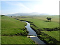 The Garf Water heading downstream to join the River Clyde