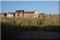 Footpath to new housing estate