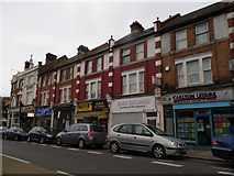 TQ2870 : Parade of shops on Mitcham Road,Tooting by David Howard
