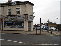 TQ2870 : Decorators Centre on the corner of Streatham Road and Links Road by David Howard