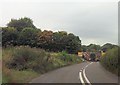 A488 entering Minsterley