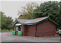 The refreshment kiosk in Victoria Park