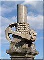 A memorial detail at Kinneddar Cemetery, Lossiemouth