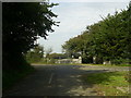 SM8326 : Minor road junction near Llanddinog by Martyn Harries