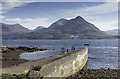 NG8457 : Inveralligin jetty by Peter Moore