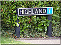 Highland sign